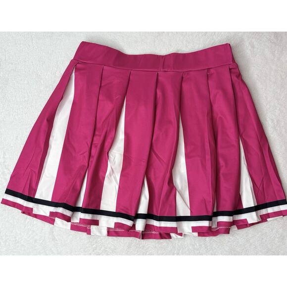 Yolsun Girls 10-11yrs Pink, Black, & White Cheerleader Halloween Costume New - Picture 7 of 10